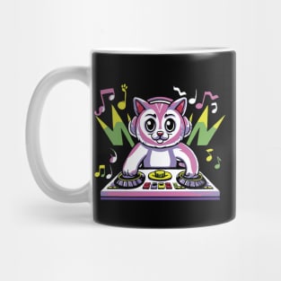 Dj Cute Cat Mug